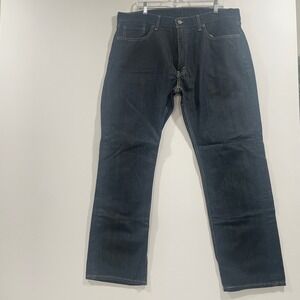 Levis 559 Relaxed Straight Jeans Mens 38x32 Dark Indigo Blue 100% Cotton Denim